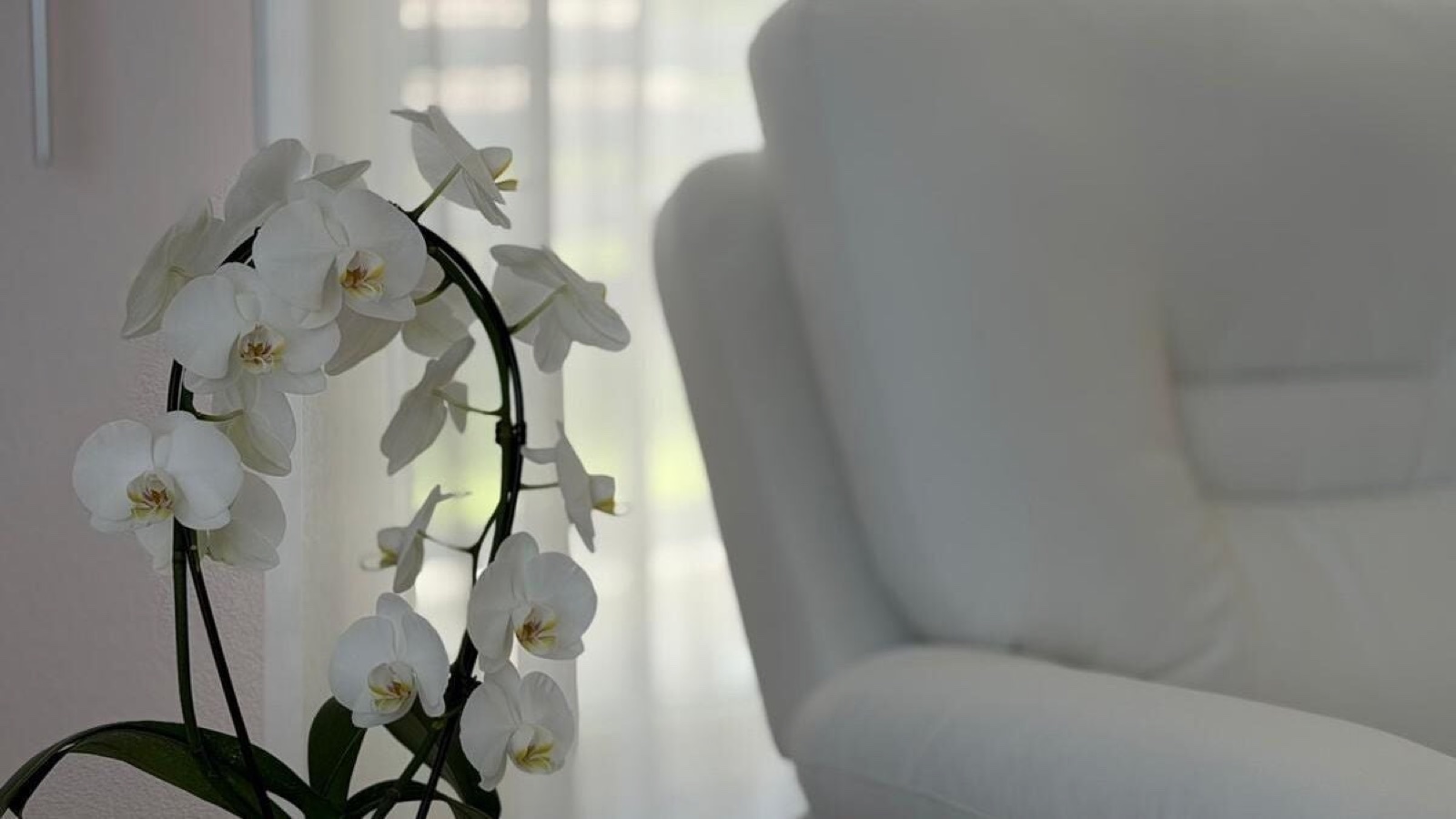 Heller, moderner Behandlungsraum der Nail Lounge Gattikon